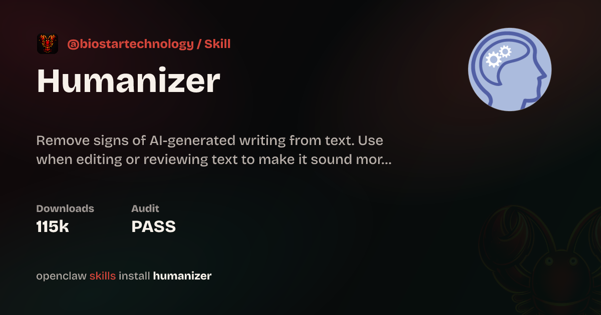 Humanizer Skill