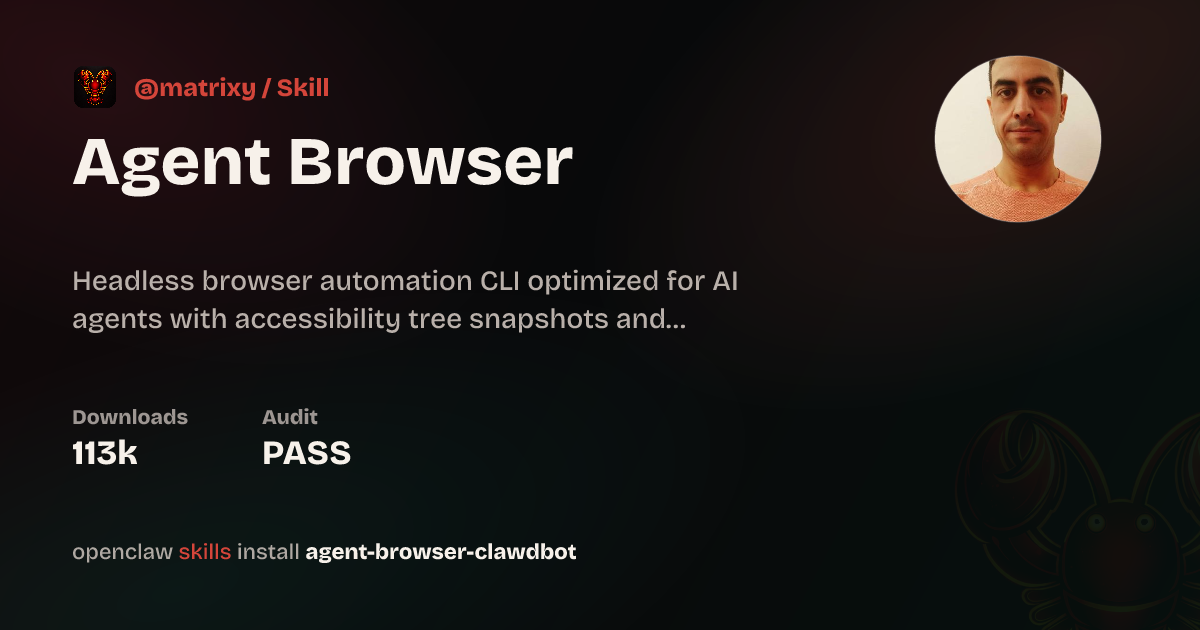 Agent Browser Skill