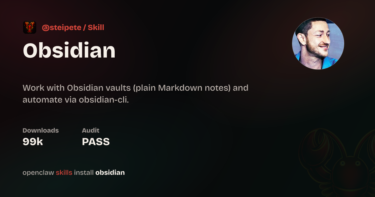 Obsidian Skill