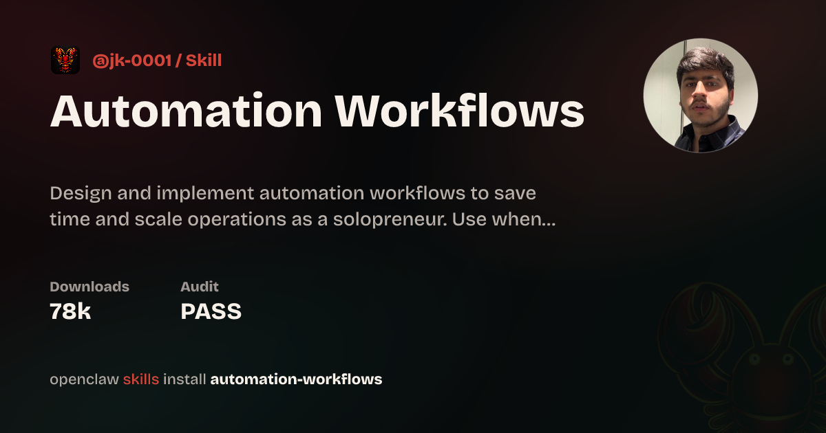 Automation Workflows Skill