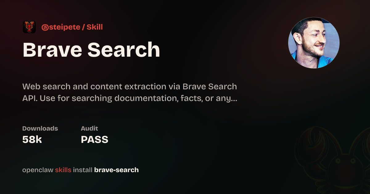 Brave Search Skill