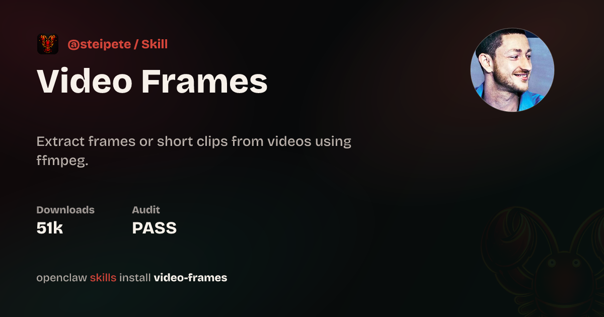 Video Frames Skill