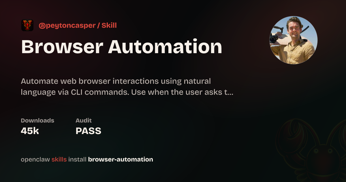 Browser Automation Skill