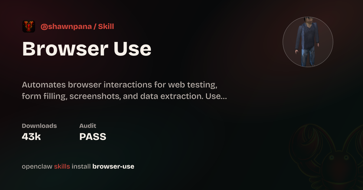 Browser Use Skill