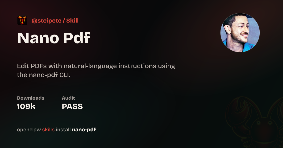 Nano PDF Skill